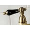Kingston Brass KS1273PKLBS Duchess Bridge Kitchen Faucet W/Brass Sprayer, Brass KS1273PKLBS - alternate 3